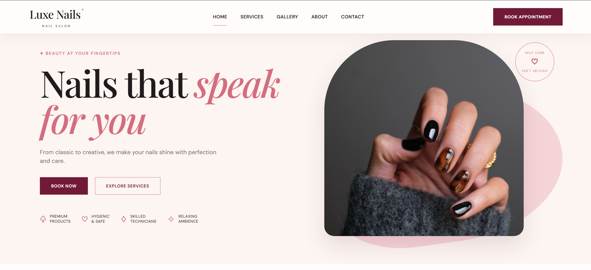 Nail Studio website preview